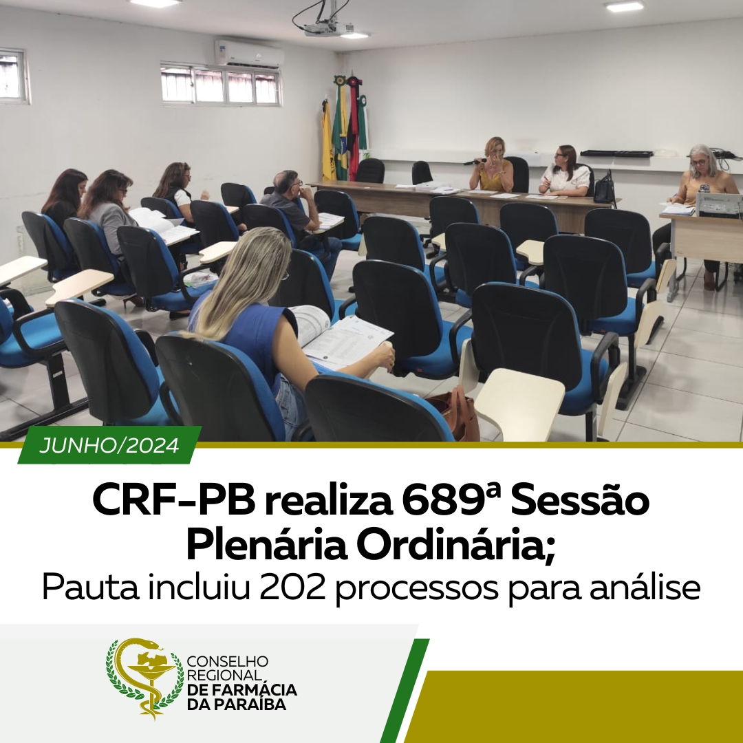 689ª SESSÃO PLENÁRIA ORDINÁRIA