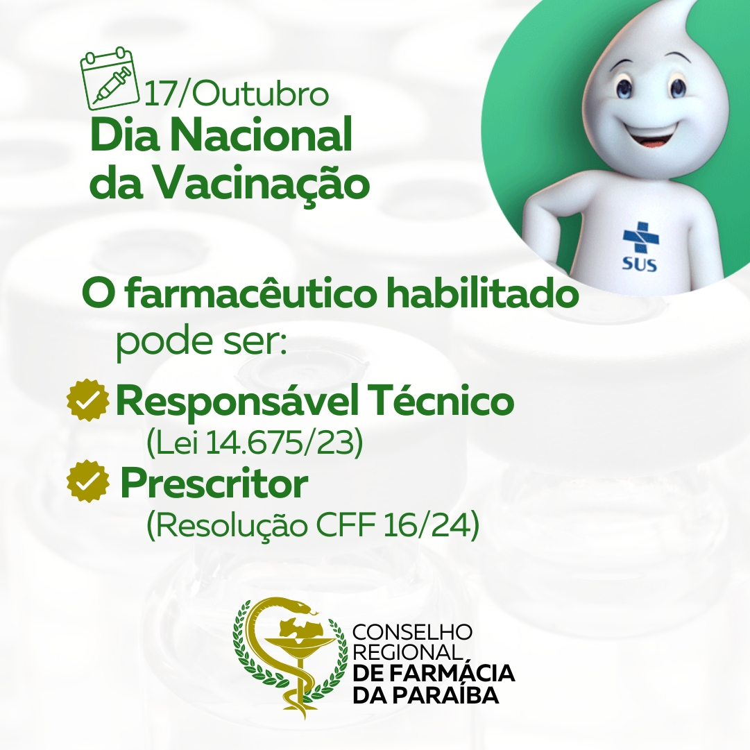 17 DE OUTUBRO - DIA NACIONAL DA VACINAÇÃO