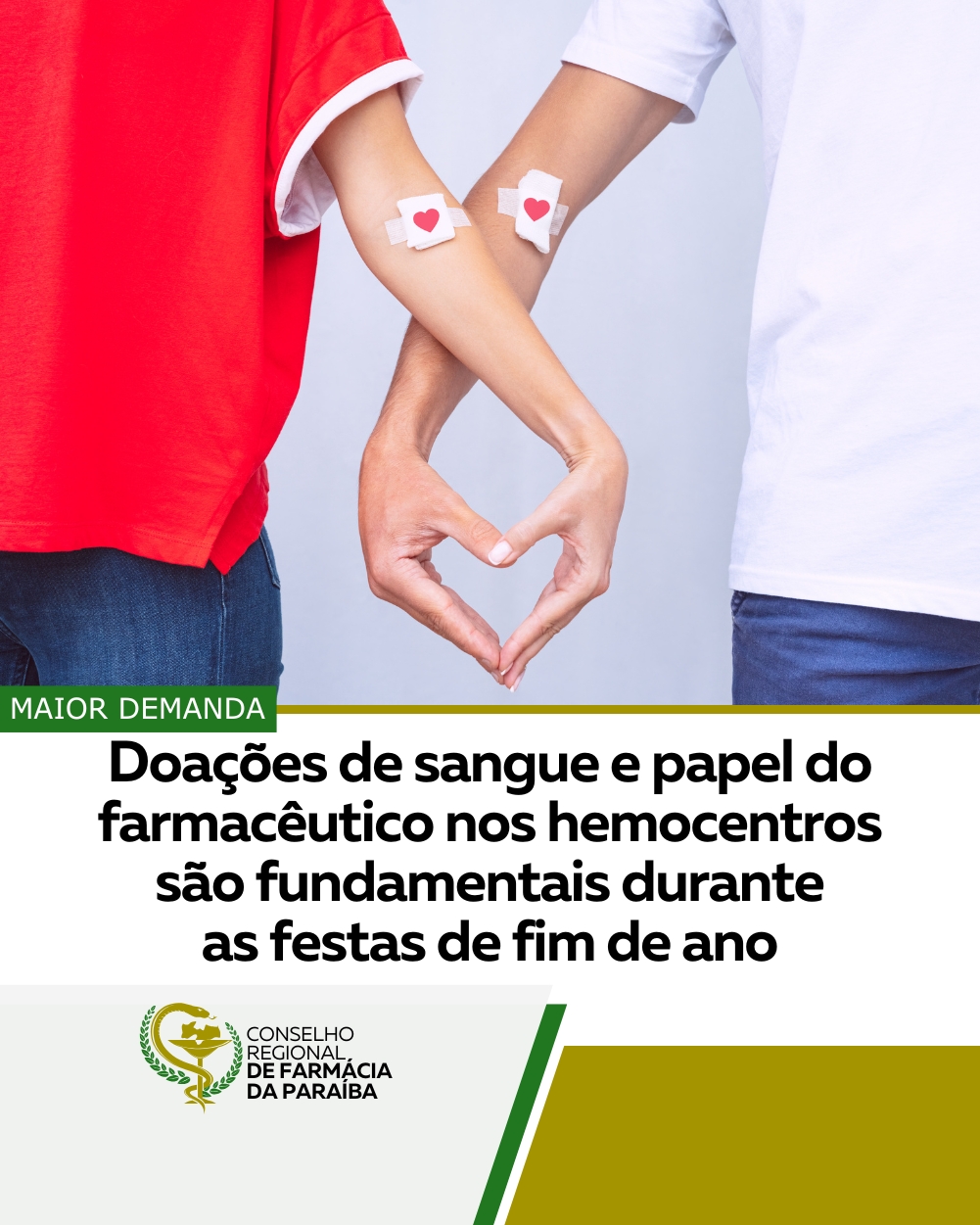 DOAÇÕES DE SANGUE E PAPEL DO FARMACÊUTICO NOS HEMOCENTROS SÃO FUNDAMENTAIS DURANTE AS FESTAS DE FIM DE ANO