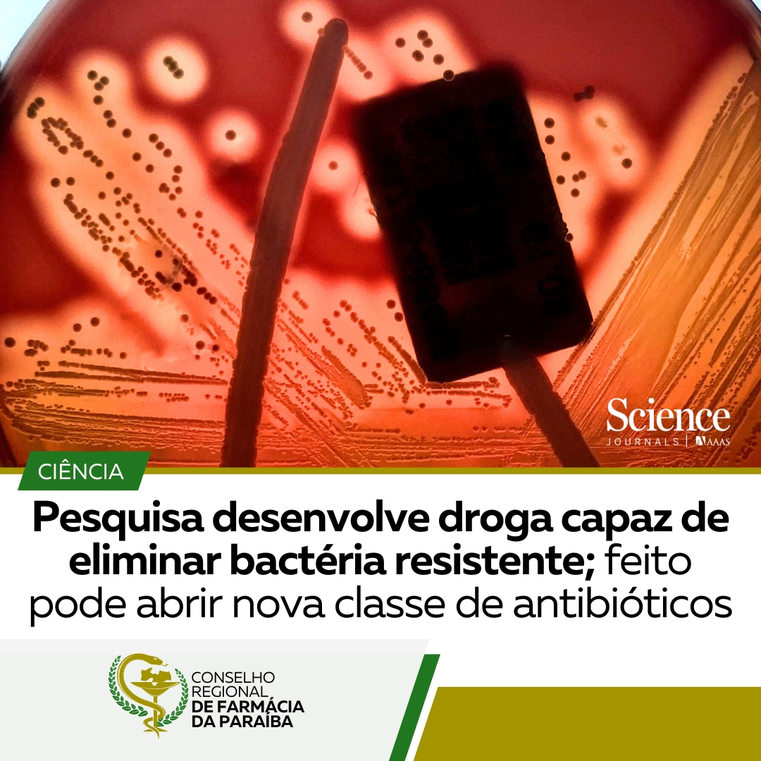 COMPOSTO EFICAZ PARA ELIMINAR INFECÇÕES RESISTENTES E FATAIS