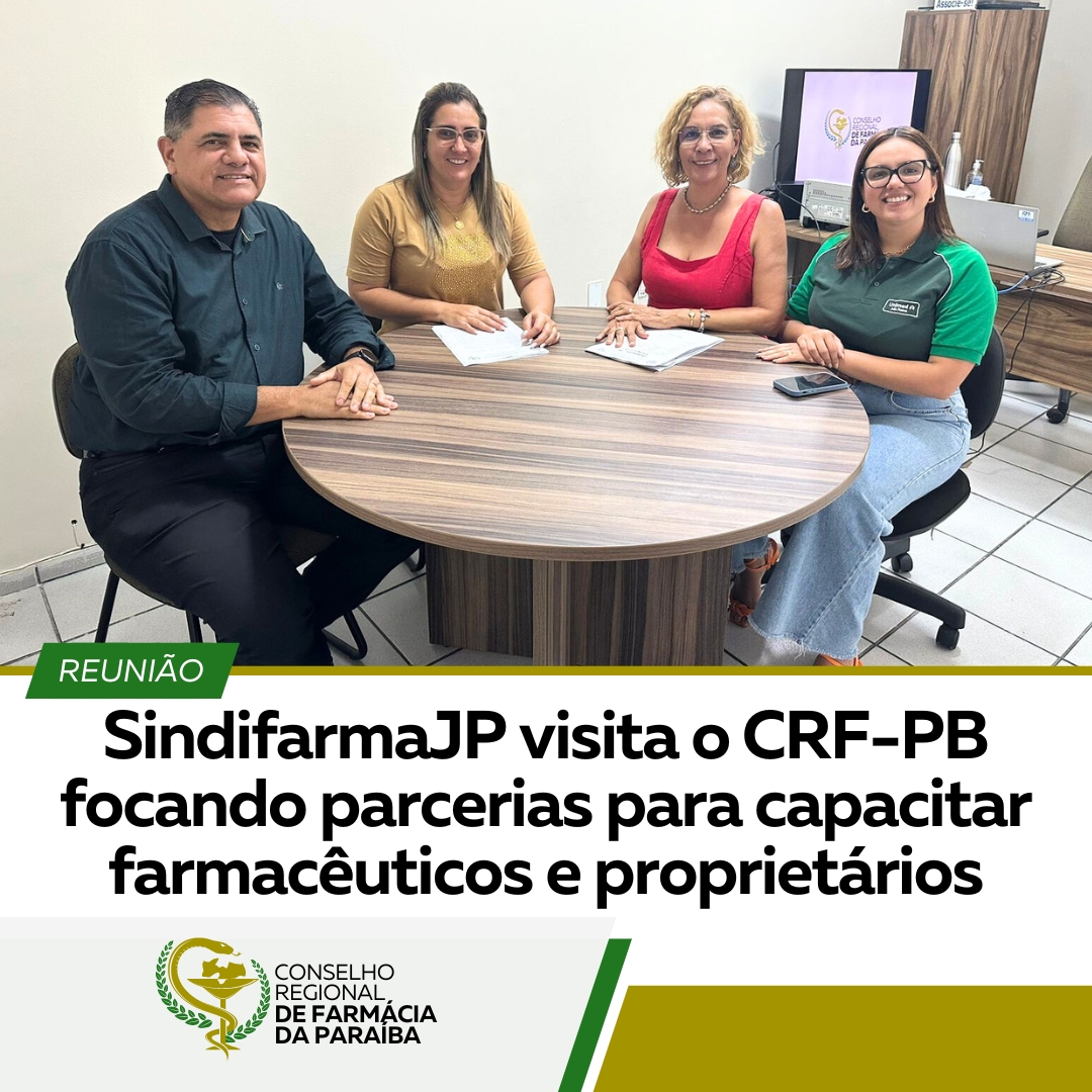 VISITA DO SINDIFARMAJP AO CRF-PB