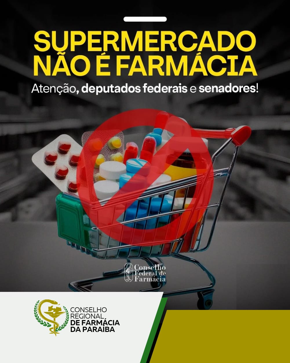 SUPERMERCADO NÃO É FARMÁCIA