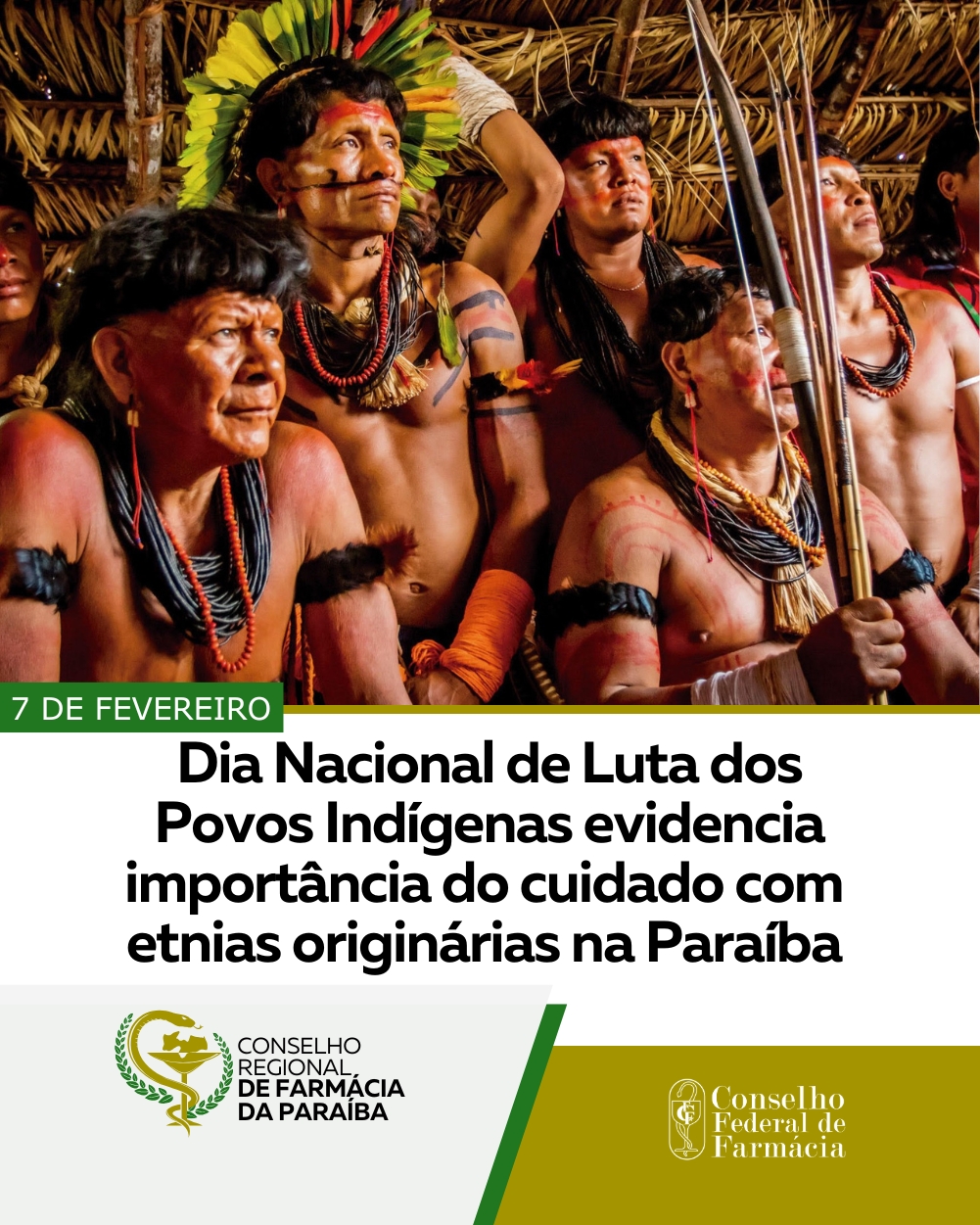 DIA NACIONAL DE LUTA DOS POVOS INDÍGENAS EVIDENCIA IMPORTÂNCIA DO CUIDADO COM ETNIAS ORIGINÁRIAS NA PARAÍBA