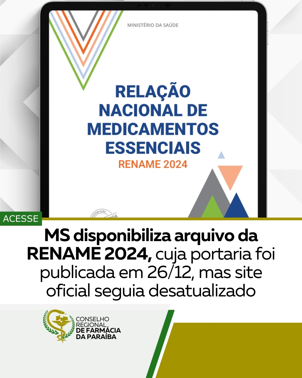 MS DISPONIBILIZA ARQUIVO DA RENAME 2024